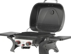 GRILL GAZOWY PRZENOŚNY YAKE, 2 PALNIKI, 5KW YAKE