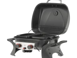 GRILL GAZOWY PRZENOŚNY YAKE, 2 PALNIKI, 5KW YAKE