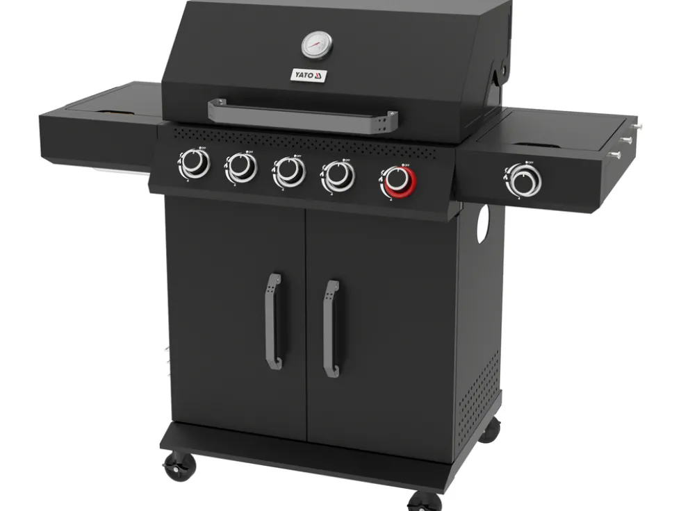 GRILL GAZOWY YAO 5+1 19KW CZARNY