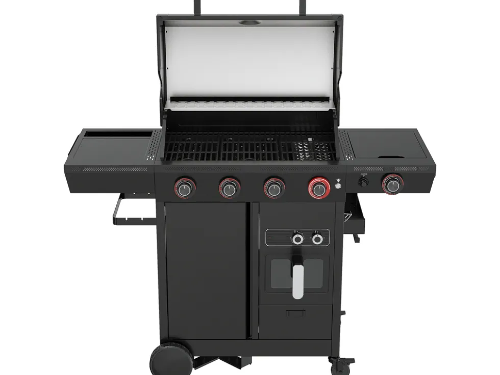 GRILL GAZOWY 4+1 Z FRYTKOWNICĄ BEZTŁUSZCZOWĄ, 16KW