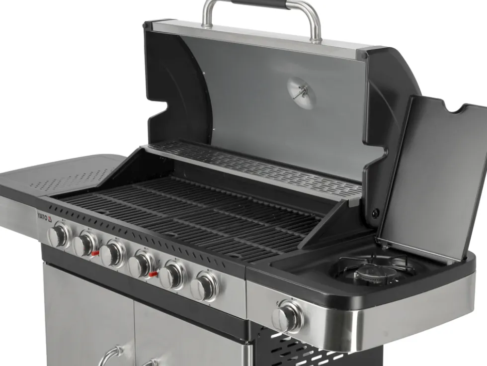 GRILL GAZOWY ZUSHI 6+1 STAL NIERDZEWNA 20,2KW