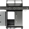 GRILL GAZOWY ZUSHI 3+1, STAL NIERDZEWNA 11,2KW