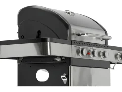 GRILL GAZOWY ZUSHI 3+1, STAL NIERDZEWNA 11,2KW