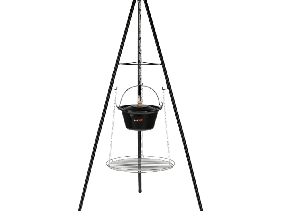 GRILL I MISA WISZĄCE NA TRÓJNOGU 49CM