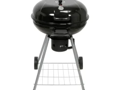 GRILL OGRODOWY WĘGLOWY OKRĄGŁY Z POKRYWĄ, ŚREDNICA 54 CM