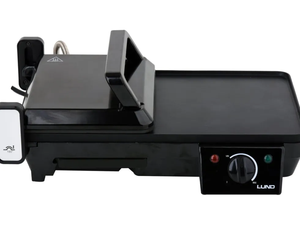 GRILL STOŁOWY ELEKTRYCZNY 2000W 2W1 40,5X25CM