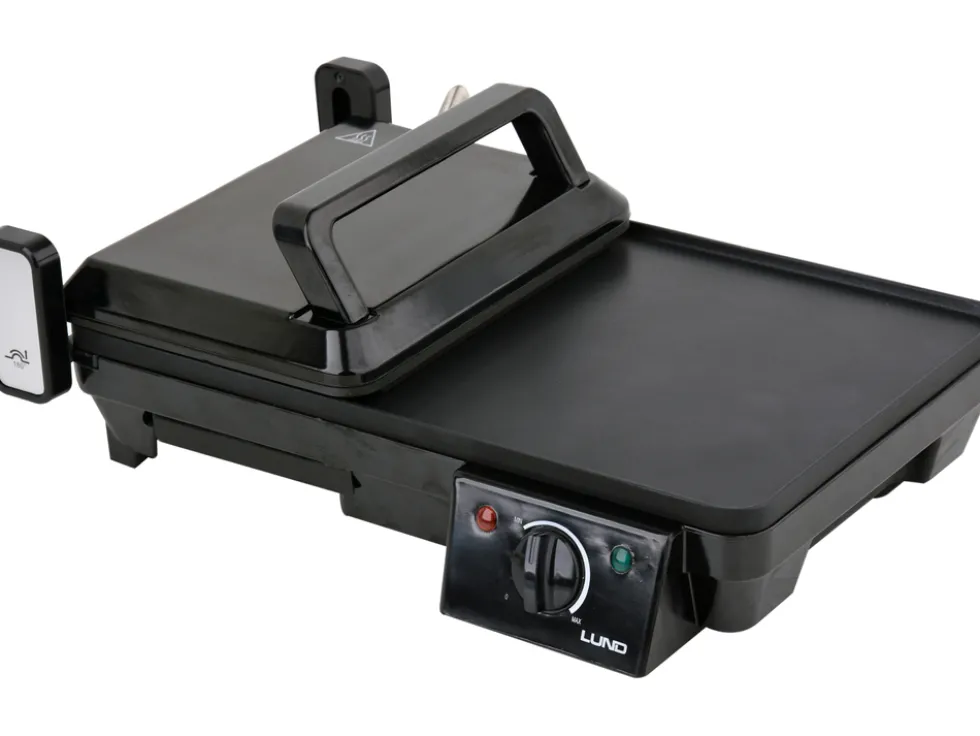 GRILL STOŁOWY ELEKTRYCZNY 2000W 2W1 40,5X25CM