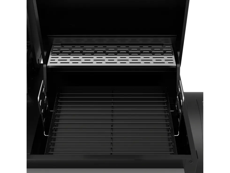 GRILL 4W1, GAZOWY + WĘGLOWY + WĘDZARNIA + PALNIK BOCZNY, 8,5KW