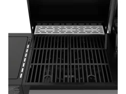 GRILL 4W1, GAZOWY + WĘGLOWY + WĘDZARNIA + PALNIK BOCZNY, 8,5KW