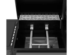 GRILL 4W1, GAZOWY + WĘGLOWY + WĘDZARNIA + PALNIK BOCZNY, 8,5KW