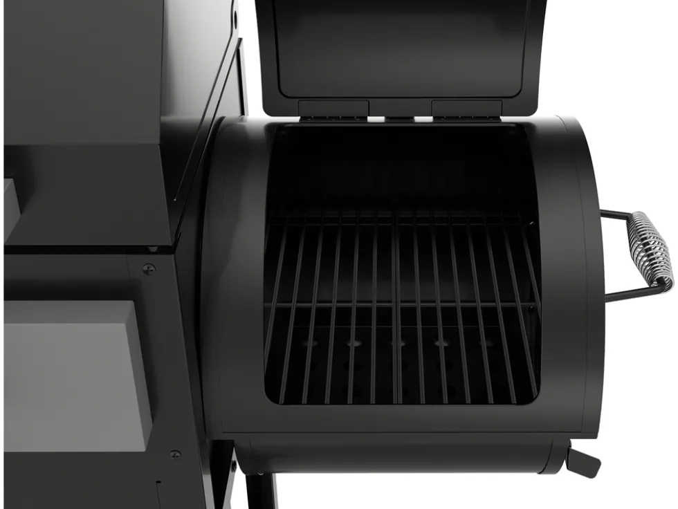 GRILL 4W1, GAZOWY + WĘGLOWY + WĘDZARNIA + PALNIK BOCZNY, 8,5KW