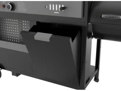 GRILL 4W1, GAZOWY + WĘGLOWY + WĘDZARNIA + PALNIK BOCZNY, 8,5KW