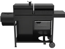 GRILL 4W1, GAZOWY + WĘGLOWY + WĘDZARNIA + PALNIK BOCZNY, 8,5KW