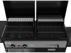 GRILL 4W1, GAZOWY + WĘGLOWY + WĘDZARNIA + PALNIK BOCZNY, 8,5KW