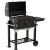 GRILL WĘGLOWY DELUXE, ŻELIWNY RUSZT 54X37CM