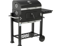 GRILL WĘGLOWY DELUXE, ŻELIWNY RUSZT 54X37CM