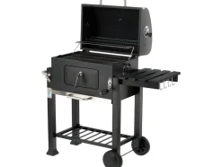 GRILL WĘGLOWY DELUXE, ŻELIWNY RUSZT 54X37CM
