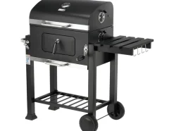 GRILL WĘGLOWY DELUXE, ŻELIWNY RUSZT 54X37CM