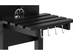 GRILL WĘGLOWY DELUXE, ŻELIWNY RUSZT 54X37CM