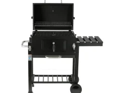GRILL WĘGLOWY DELUXE, ŻELIWNY RUSZT 54X37CM
