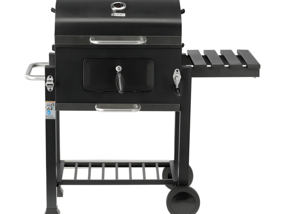 GRILL WĘGLOWY DELUXE, ŻELIWNY RUSZT 54X37CM