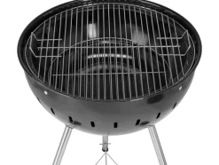 GRILL WĘGLOWY OKRĄGŁY 54CM CZARNY