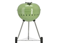 GRILL WĘGLOWY OKRĄGŁY 54CM ZIELONY