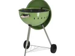 GRILL WĘGLOWY OKRĄGŁY 54CM ZIELONY