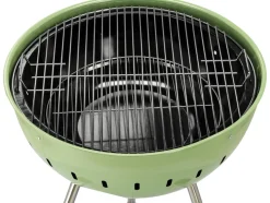GRILL WĘGLOWY OKRĄGŁY 54CM ZIELONY