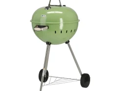 GRILL WĘGLOWY OKRĄGŁY 54CM ZIELONY