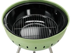 GRILL WĘGLOWY OKRĄGŁY 54CM ZIELONY