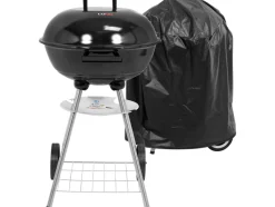 GRILL WĘGLOWY OKRĄGŁY Z POKROWCEM, RUSZT 41CM