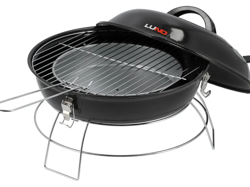 GRILL WĘGLOWY PRZENOŚNY, RUSZT 36CM