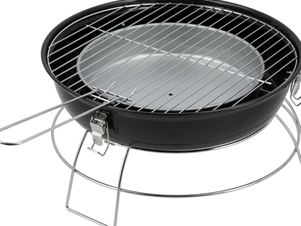 GRILL WĘGLOWY PRZENOŚNY, RUSZT 36CM