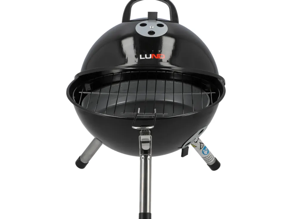 GRILL WĘGLOWY PRZENOŚNY, RUSZT 32CM