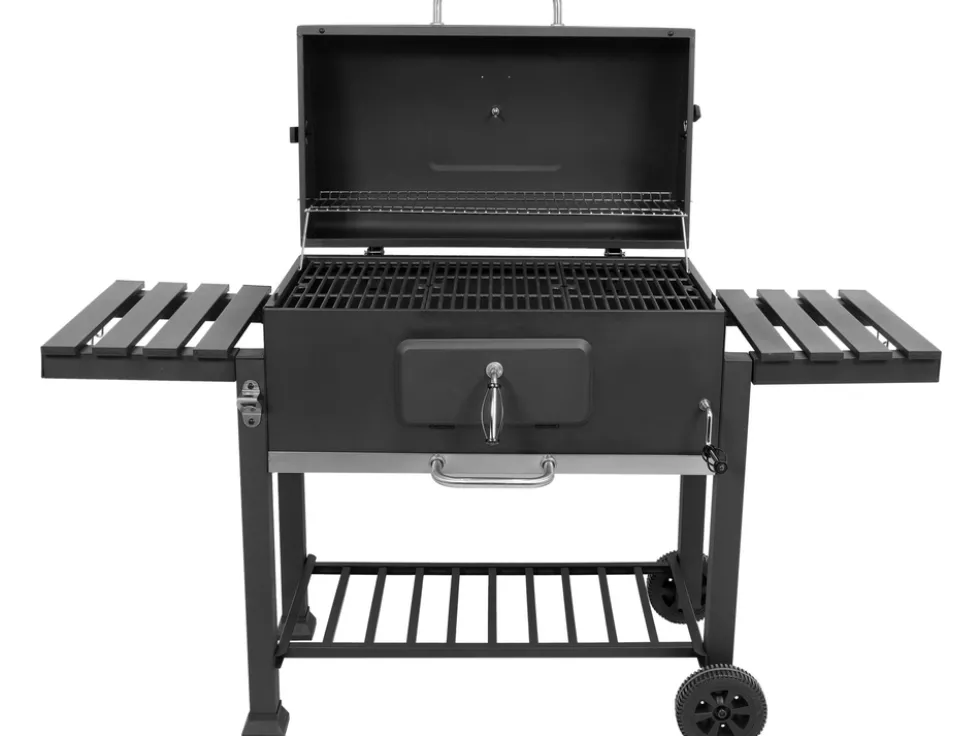 GRILL WĘGLOWY XXL ŻELIWNY RUSZT 78X42.5CM