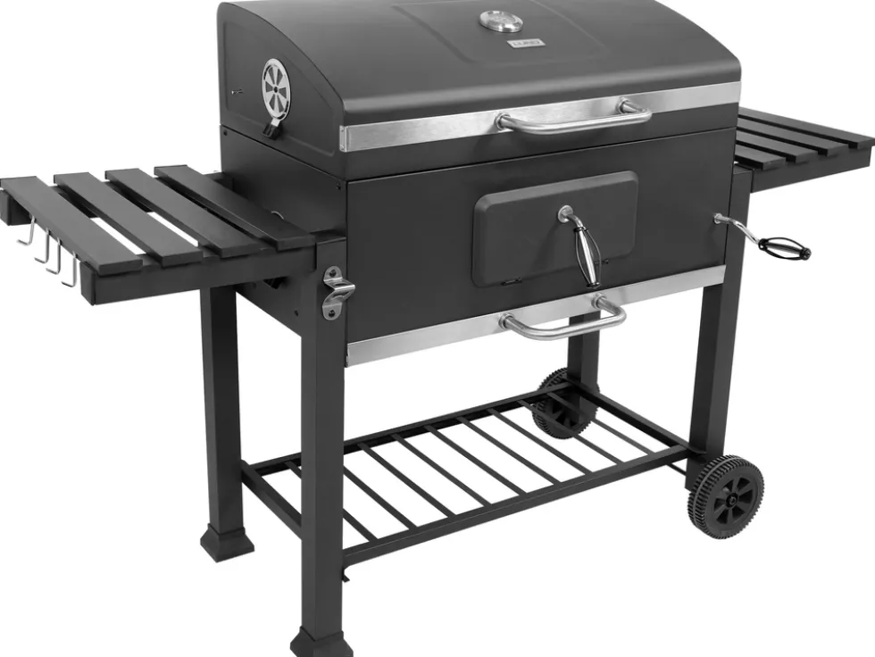 GRILL WĘGLOWY XXL ŻELIWNY RUSZT 78X42.5CM