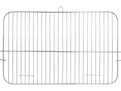 GRILL WĘGLOWY Z PÓŁKĄ, RUSZT 48 X 26.5CM