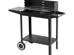GRILL WĘGLOWY Z PÓŁKĄ, RUSZT 48 X 26.5CM