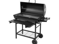 GRILL WĘGLOWY Z POKRYWĄ, RUSZT 71X35CM