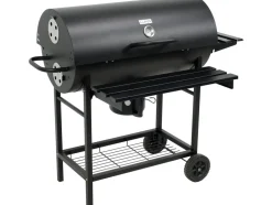 GRILL WĘGLOWY Z POKRYWĄ, RUSZT 71X35CM