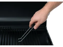 GRILL WĘGLOWY Z POKRYWĄ, RUSZT 47X34CM