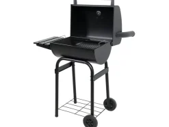 GRILL WĘGLOWY Z POKRYWĄ, RUSZT 47X34CM