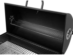 GRILL WĘGLOWY Z POKRYWĄ, RUSZT 71X34,5CM