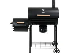 GRILL WĘGLOWY Z WĘDZARNIĄ XXL, RUSZT 64X37CM