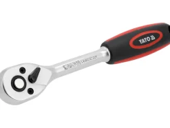 GRZECHOTKA PROSTA Z PŁASKĄ RĘKOJEŚCIĄ 3/8" 90T