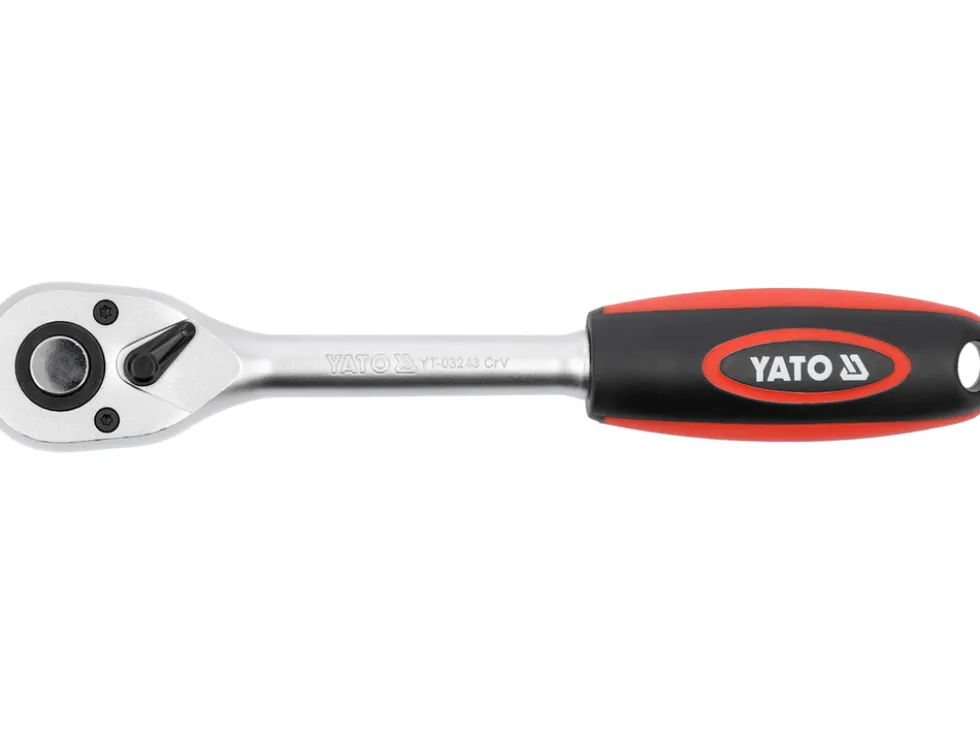 GRZECHOTKA PROSTA Z PŁASKĄ RĘKOJEŚCIĄ 1/2" 90T
