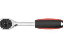 GRZECHOTKA PROSTA Z PŁASKĄ RĘKOJEŚCIĄ 1/4" 90T