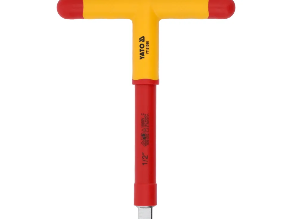 IZOLOWANA RĘKOJEŚĆ TYPU T Z ZABIERAKIEM 1/2" 200MM VDE