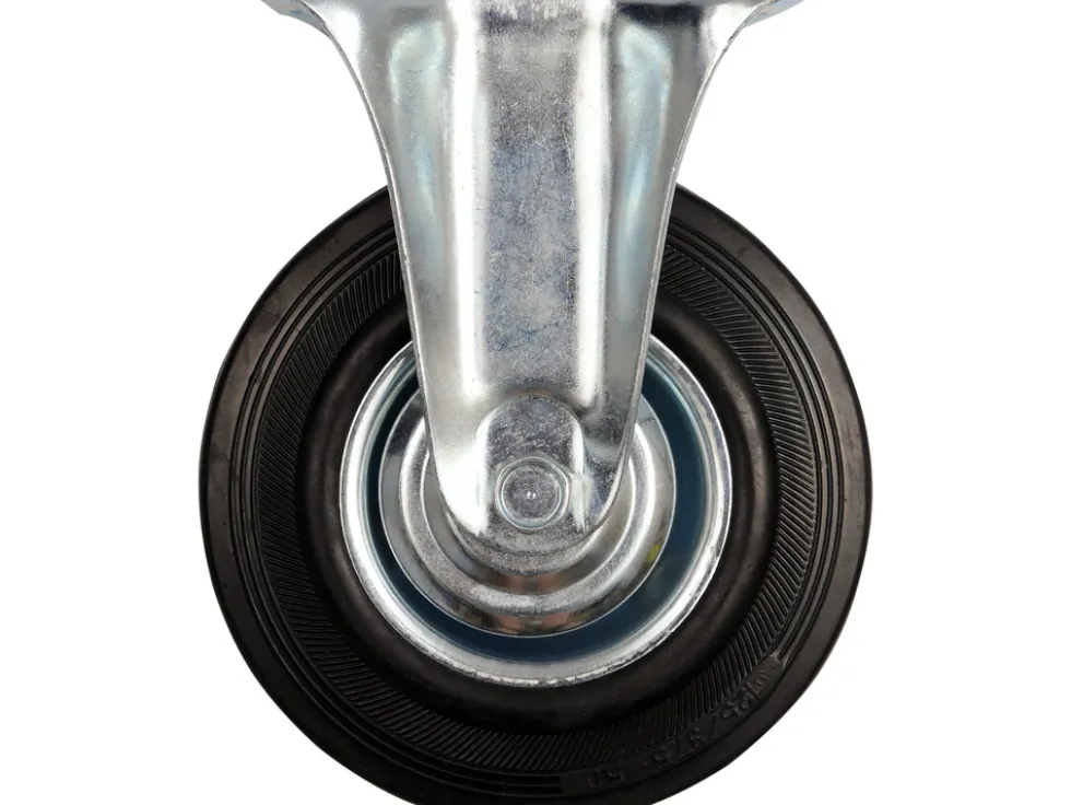 KÓŁKO STAŁE Z CZARNĄ GUMĄ 160MM